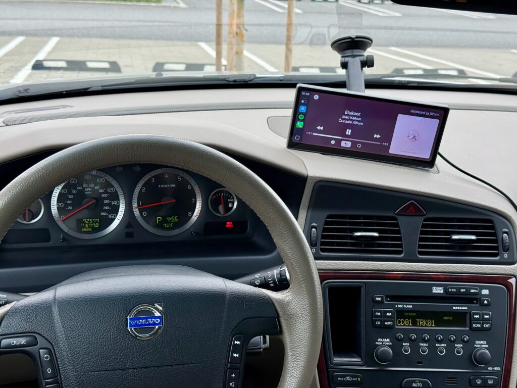 8,9" Carabc D808 CarPlay ja Android Auto ekraan