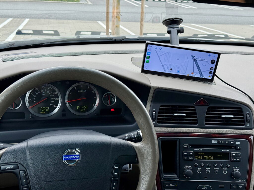 8,9" Carabc D808 CarPlay ja Android Auto ekraan