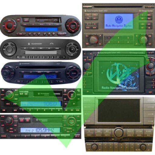 8pin Audi / Seat / Škoda / Volkswagen Bluetooth adapter (heli + handsfree)