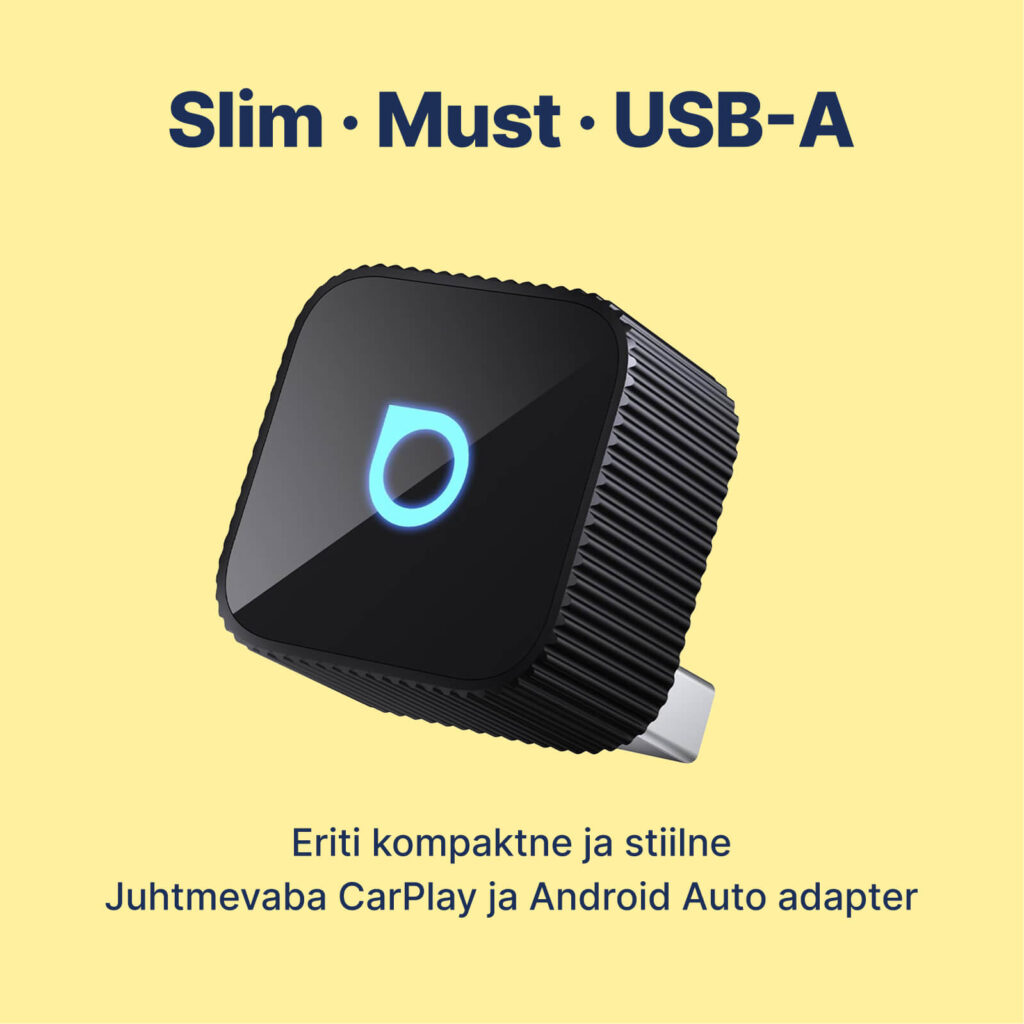 Ottocast Mini Cube 3.0 CarPlay / Android Auto juhtmevaba adapter