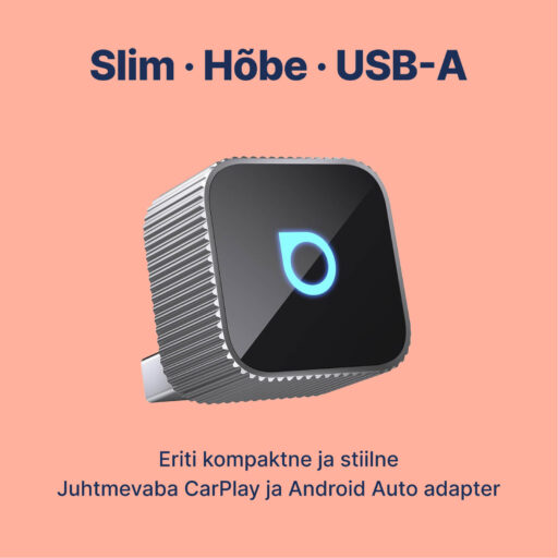 Ottocast Mini Cube 3.0 CarPlay / Android Auto juhtmevaba adapter