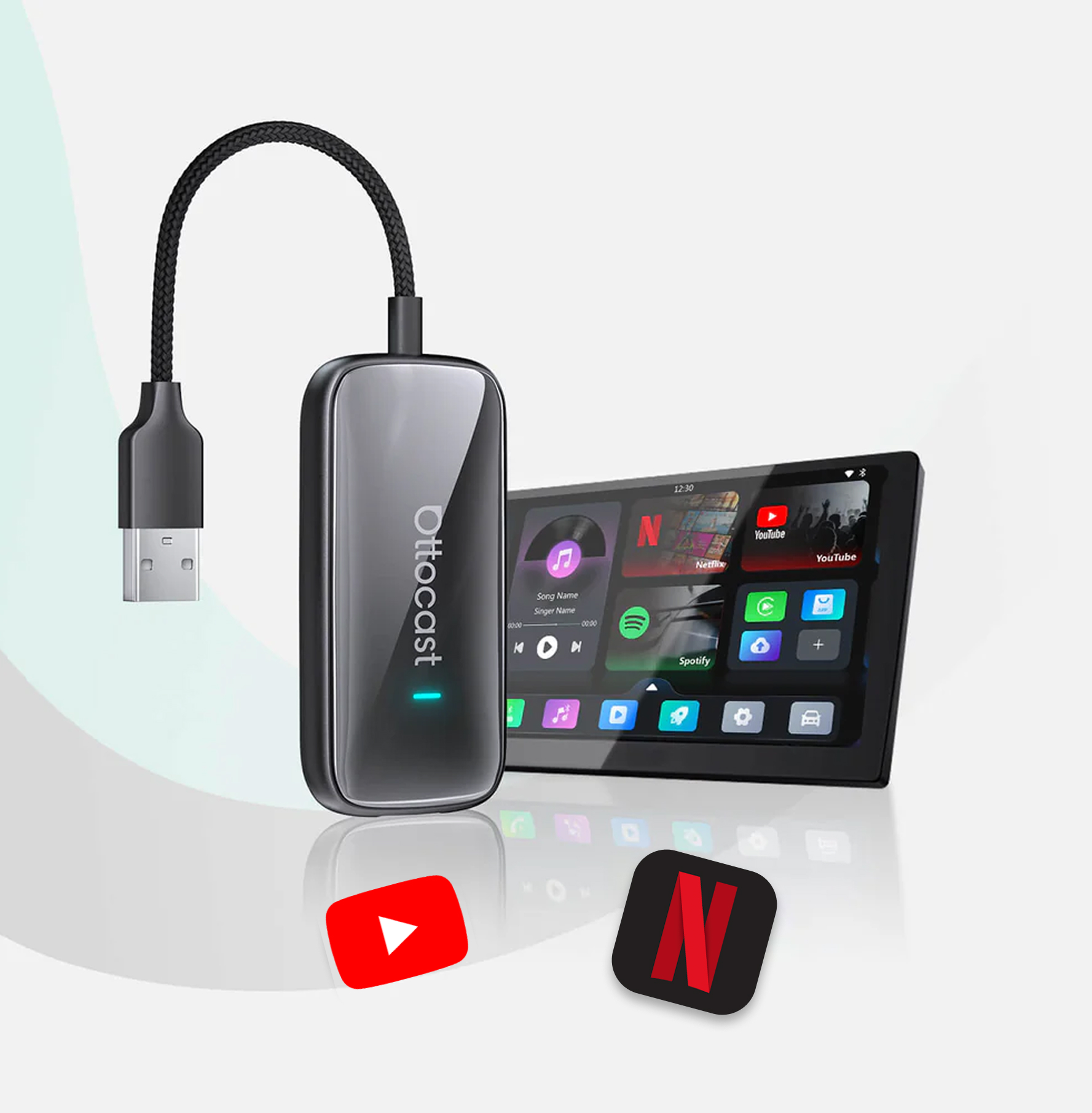 Ottocast Play2Video Ultra AI Box (2025 mudel) - Image 1