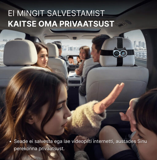 Ottocast Cabin Care tagaistme kaamera + juhtmevaba CarPlay