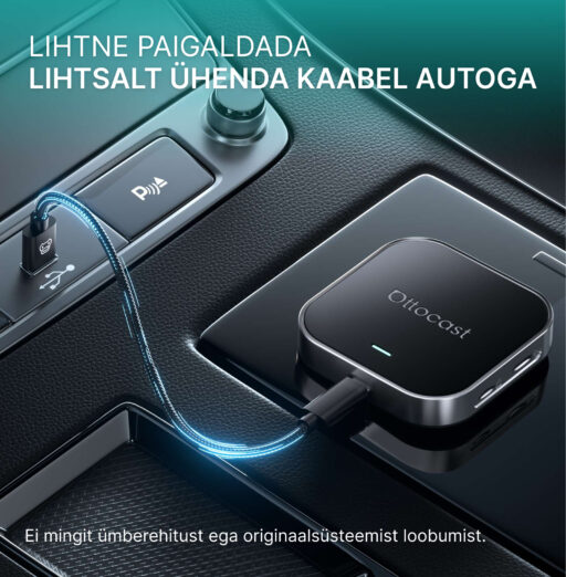 Lihtne paigaldada. Lihtsalt ühenda kaabel autoga. Ei mingit ümberehitust ega originaalsüsteemist loobumist.