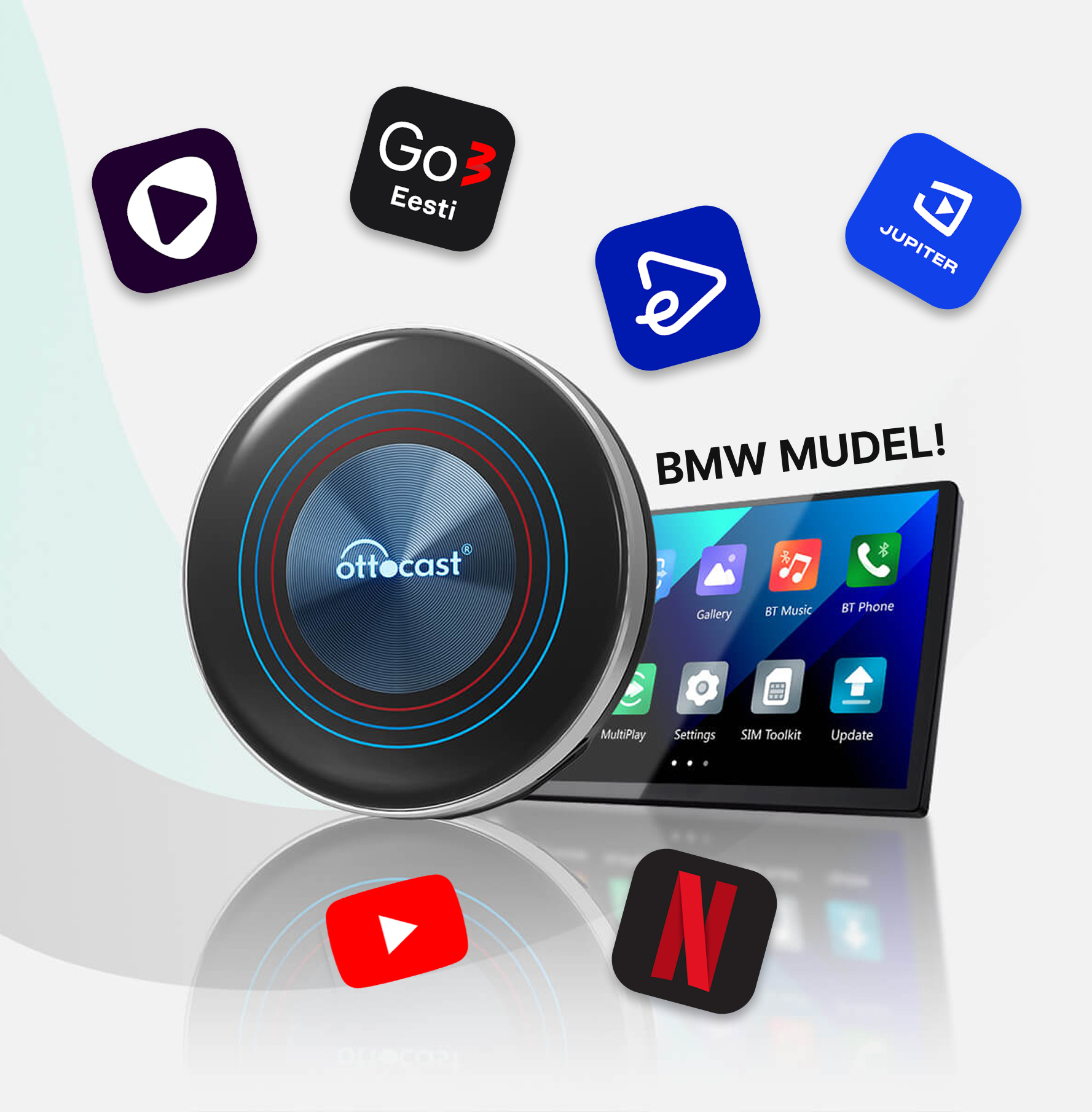 OttoAibox i3 BMW CarPlay AI Box - Image 1