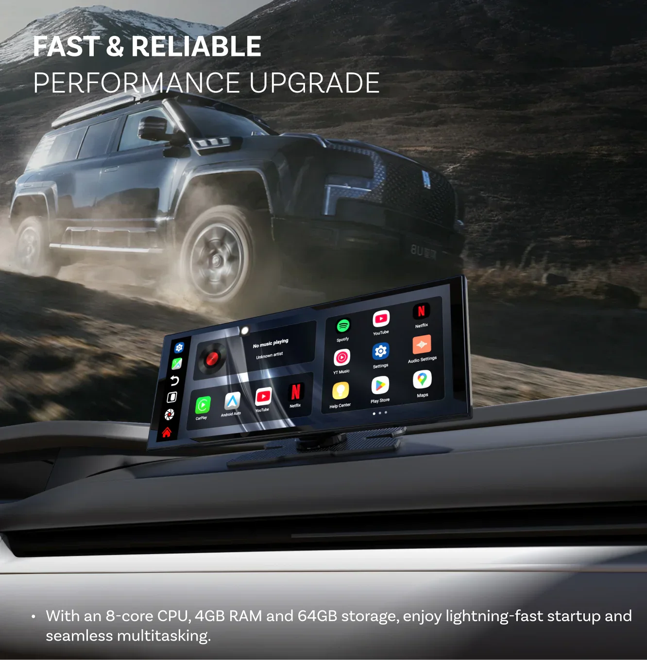 Ottoscreen AI universaalne multimeediakeskus +CarPlay +Android Auto +tagurduskaamera - Image 5