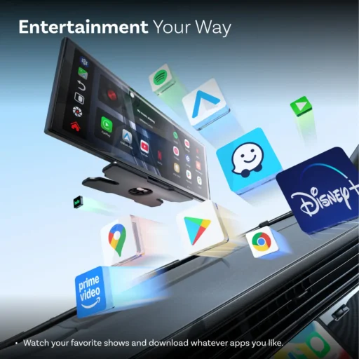 Ottoscreen AI universaalne multimeediakeskus +CarPlay +Android Auto +tagurduskaamera - Image 3