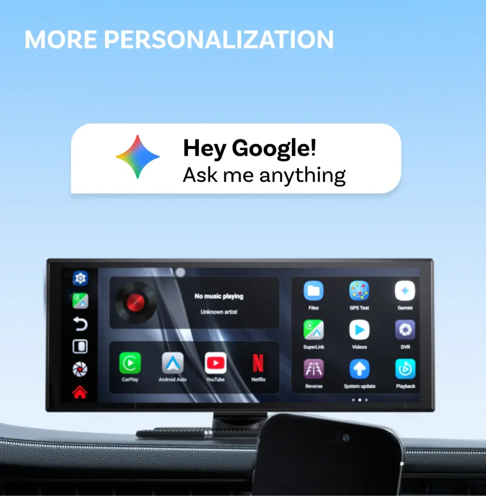 Ottoscreen AI universaalne multimeediakeskus +CarPlay +Android Auto +tagurduskaamera