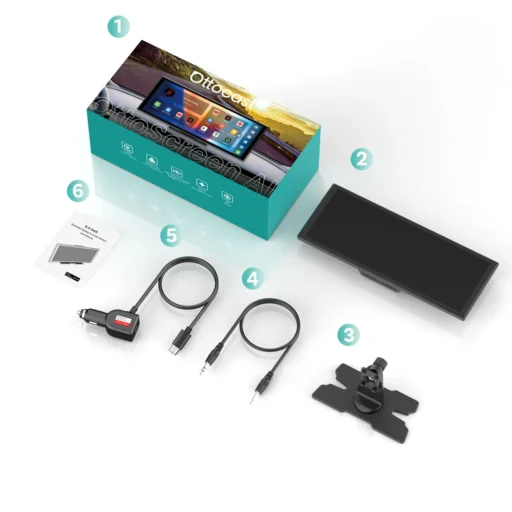 Ottoscreen AI universaalne multimeediakeskus +CarPlay +Android Auto +tagurduskaamera - Image 8