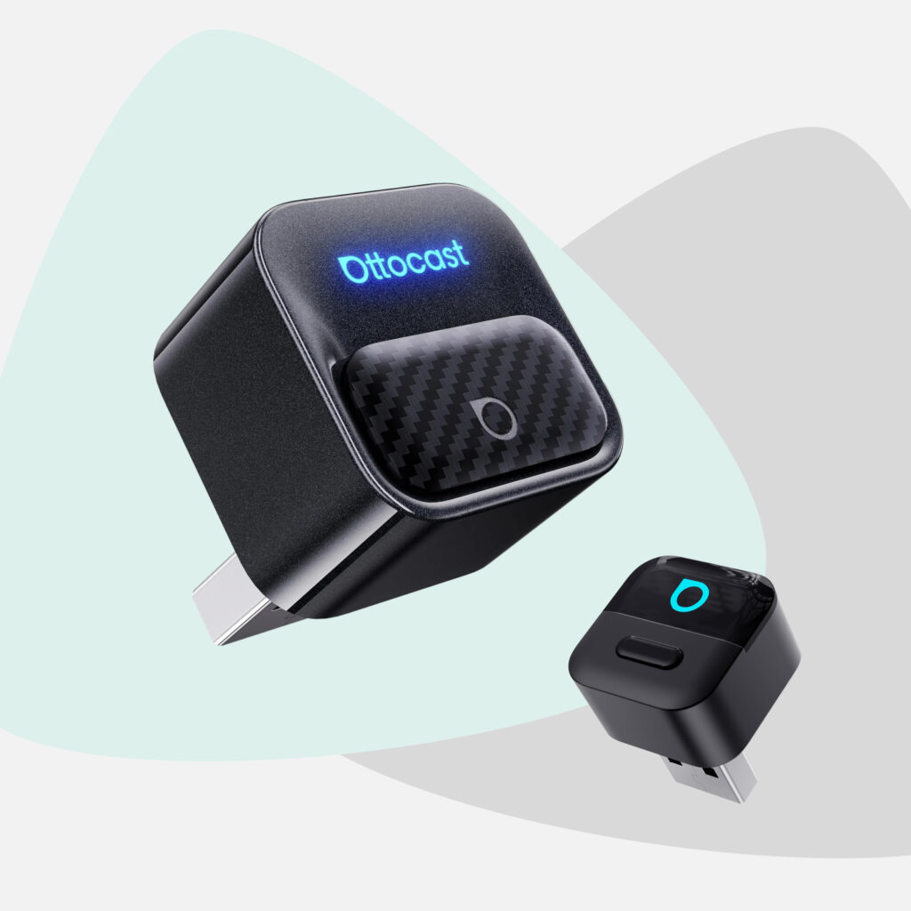 2026 Ottocast Mini Pico juhtmevaba CarPlay / Android Auto adapter