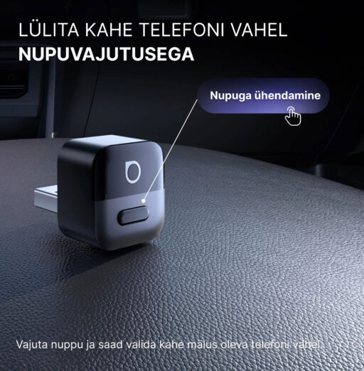 2026 Ottocast Mini Pico juhtmevaba CarPlay / Android Auto adapter