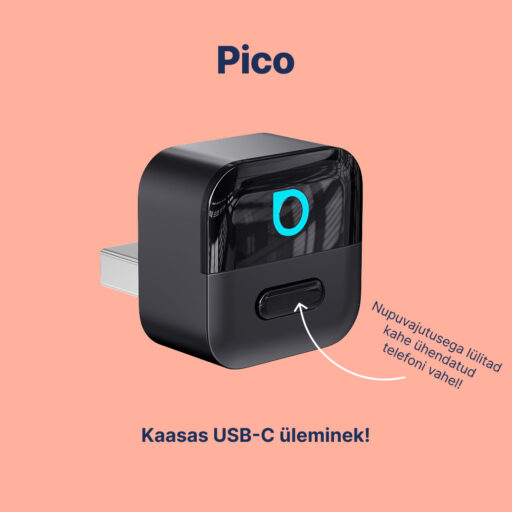 2026 Ottocast Mini Pico juhtmevaba CarPlay / Android Auto adapter