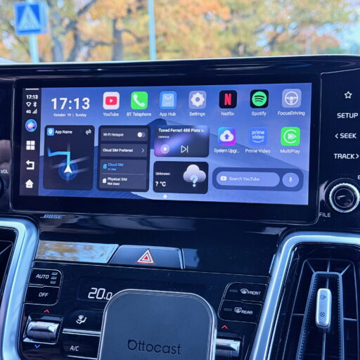 OttoAibox E2 CarPlay AI Box multimeediakeskus, videomängija + juhtmevaba CarPlay ja Android Auto - Image 2