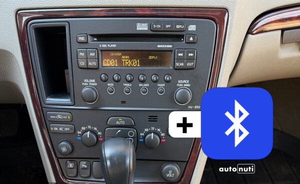 Volvo Bluetooth adapter (heli + handsfree) HU- autoraadiotele - Image 2