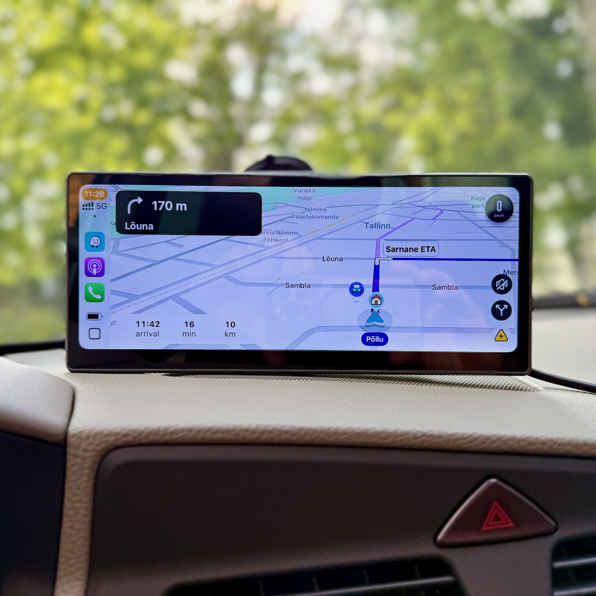 Carabc D808 ja D1025 CarPlay ja Android Auto ekraanide suuruste erinevus