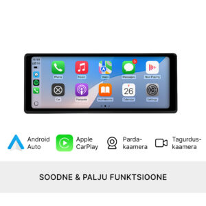 9,3" CarPlay ja Android Auto ekraan