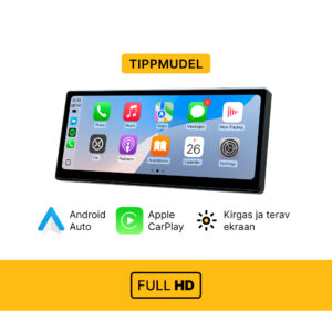8,9" Carabc D808 CarPlay ja Android Auto ekraan