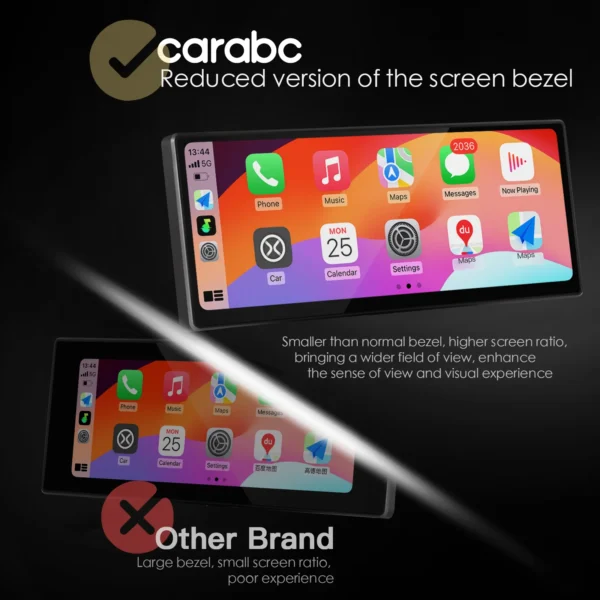 10,25" Carabc D1025 CarPlay ja Android Auto ekraan - Image 2