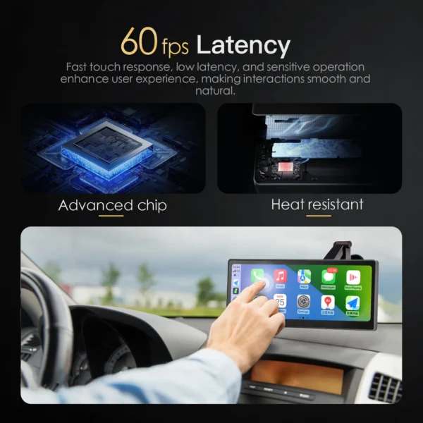 10,25" Carabc D1025 CarPlay ja Android Auto ekraan - Image 3