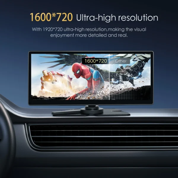 10,25" Carabc D1025 CarPlay ja Android Auto ekraan - Image 4