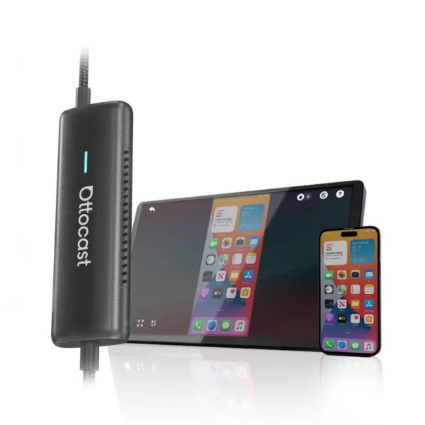 Ottocast Mirror Touch – telefoni peegeldamine autosse + juhtmevaba CarPlay